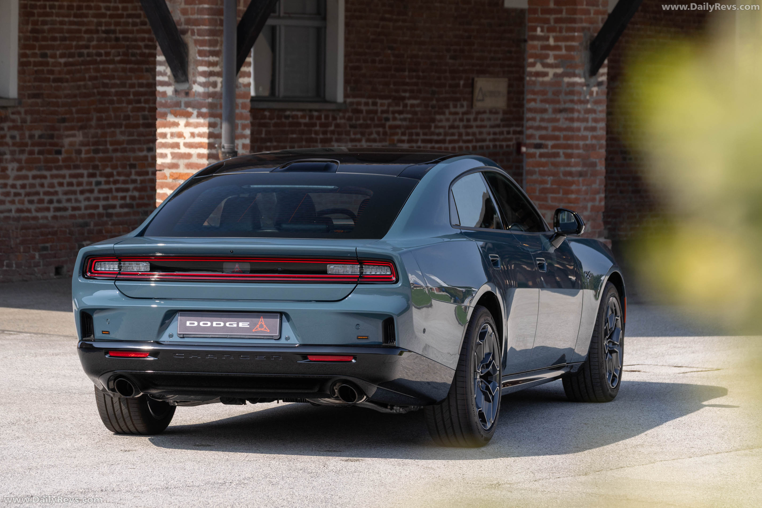 2027 Dodge Charger Sixpack 4-Door European Version Rear View