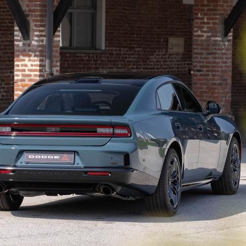 2027 Dodge Charger Sixpack 4-Door European Version Rear View