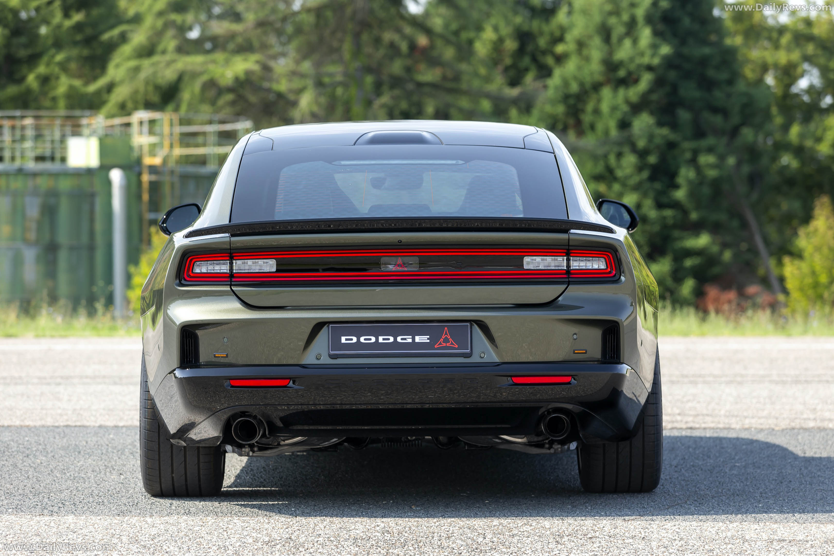 2027 Dodge Charger Sixpack European Version Rear View