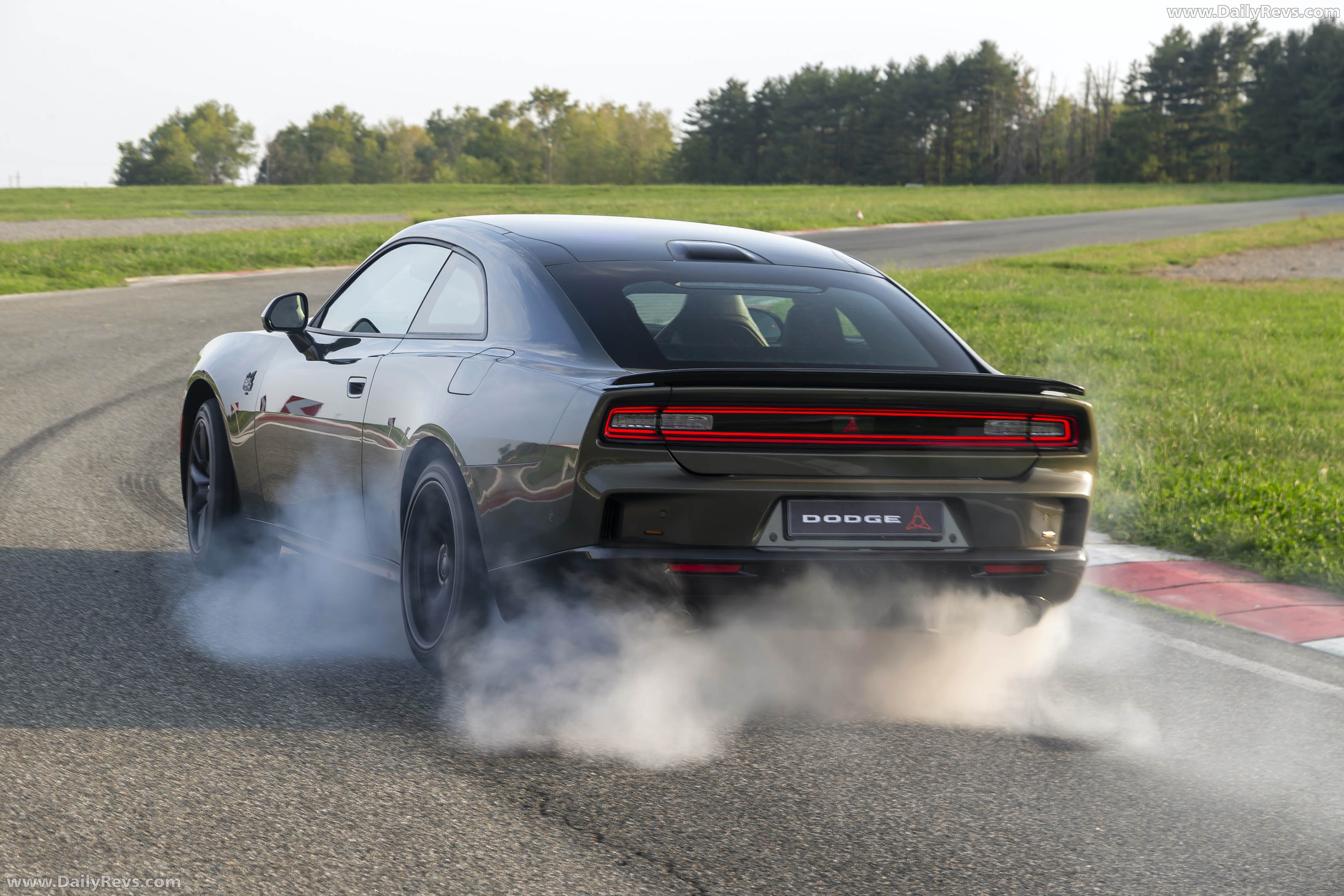 2027 Dodge Charger Sixpack European Version Rear View