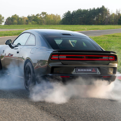 2027 Dodge Charger Sixpack European Version Rear View