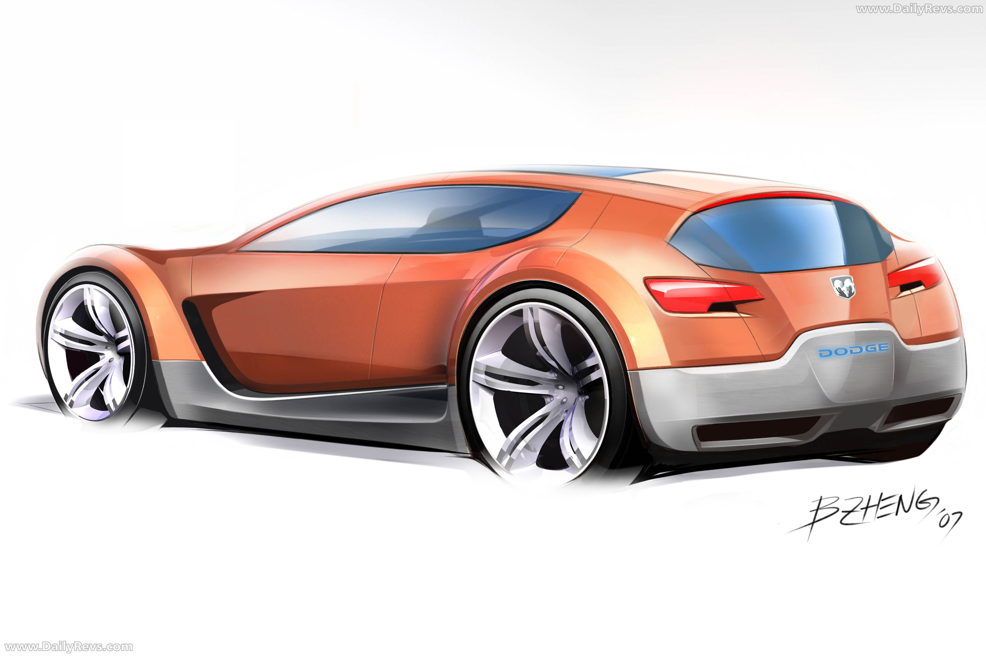 2008 Dodge ZEO Concept Sketches