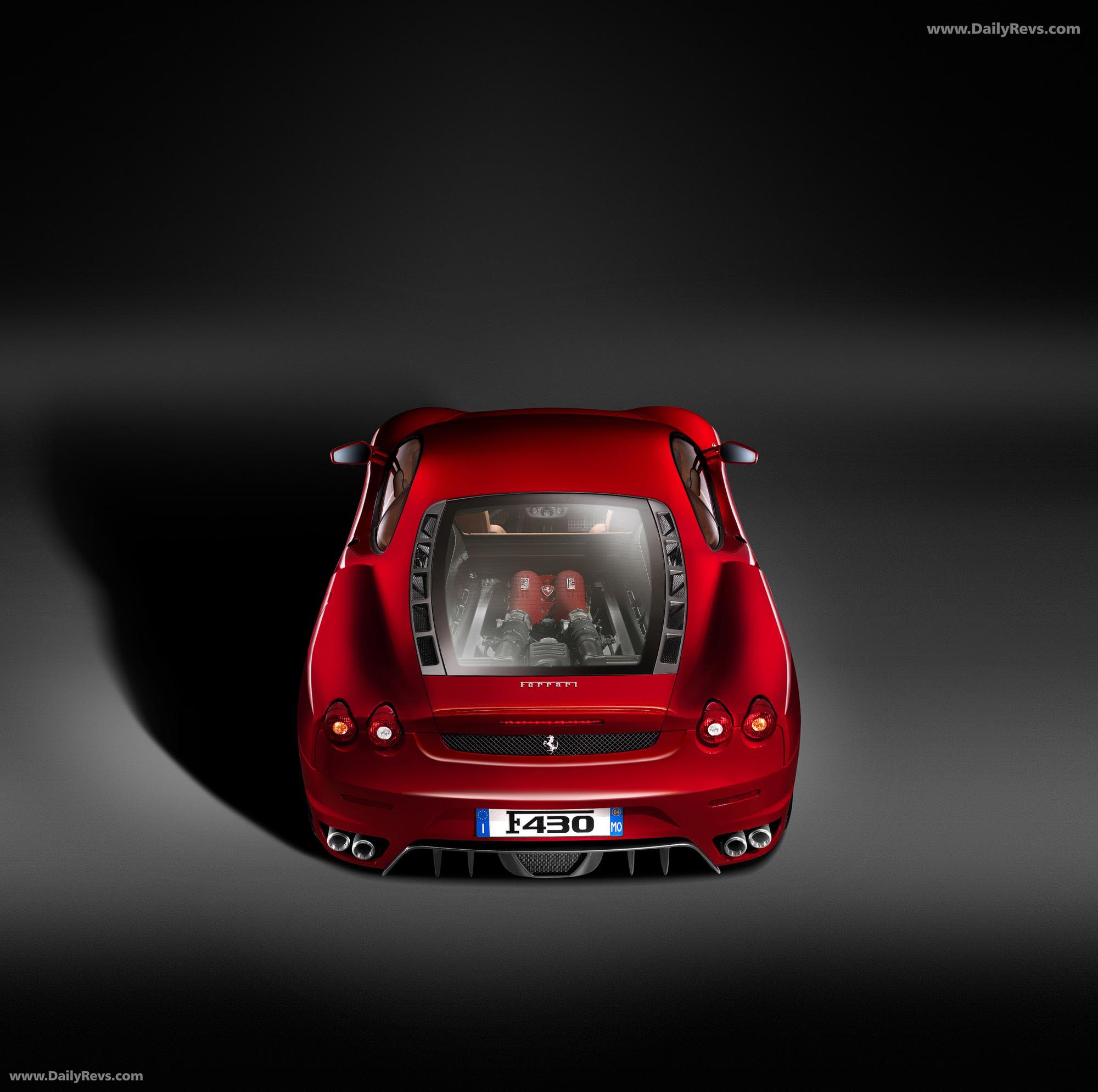 2005 Ferrari F430 Top View