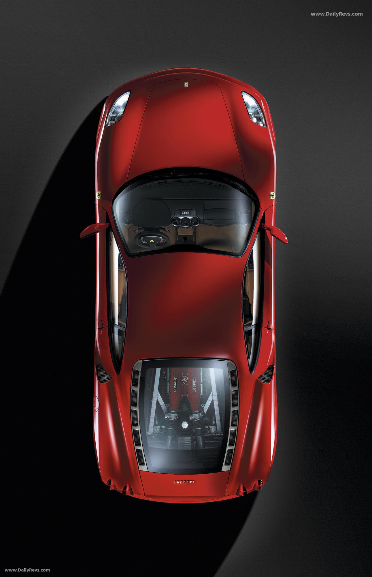 2005 Ferrari F430 Top View