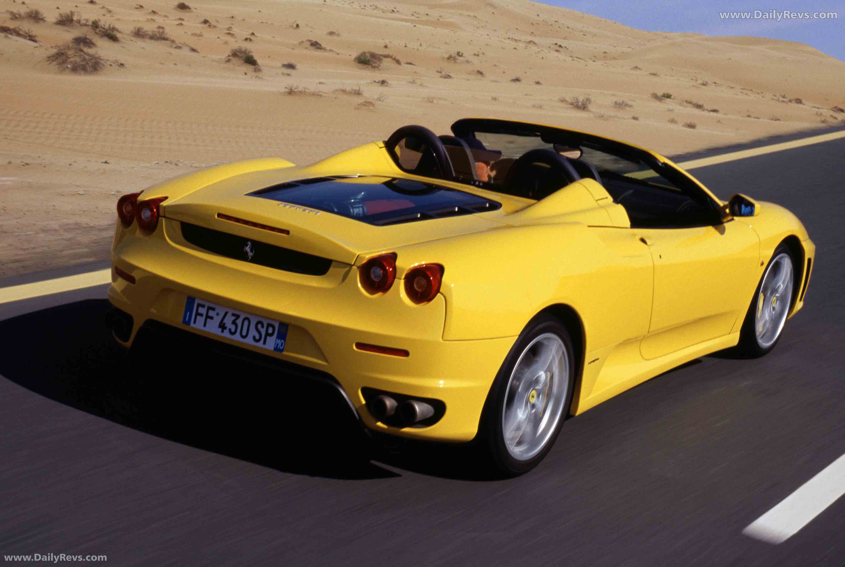 2005 Ferrari F430 Spider Rear View