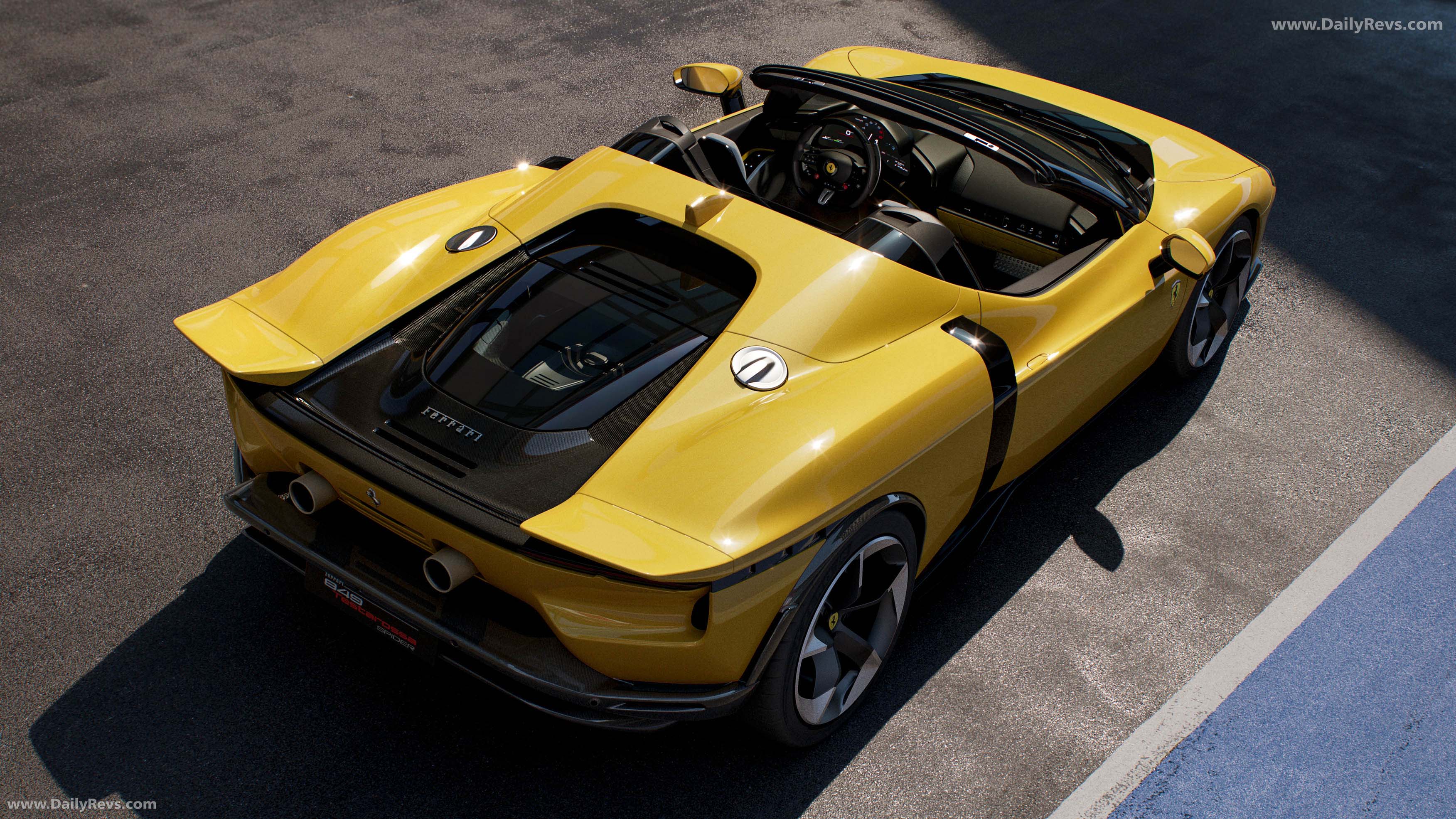 2026 Ferrari 849 Testarossa Spider Rear View