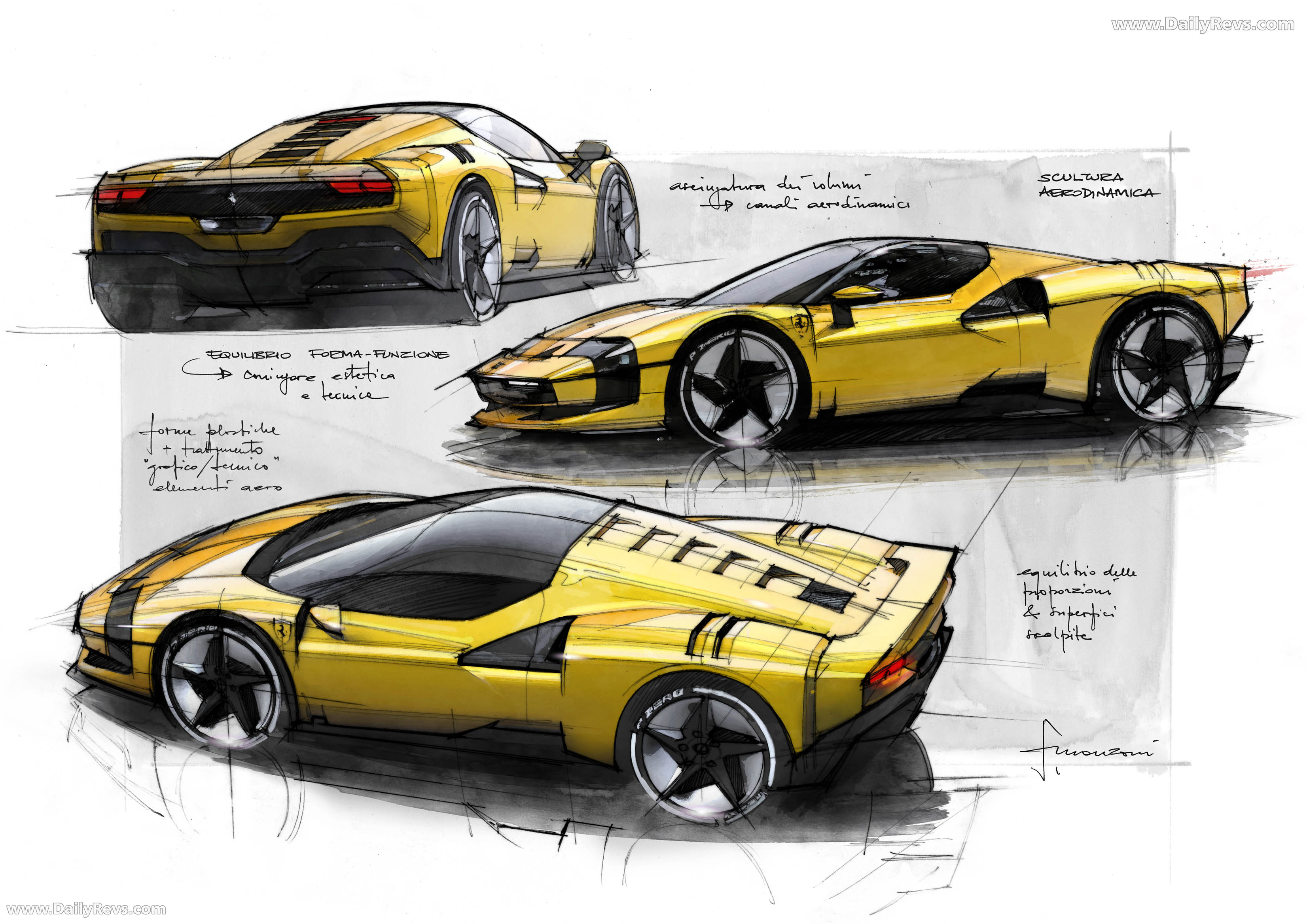 2026 Ferrari SC40 Sketches