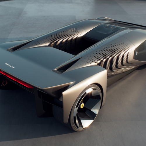 2025 Ferrari F76 Concept Rear View