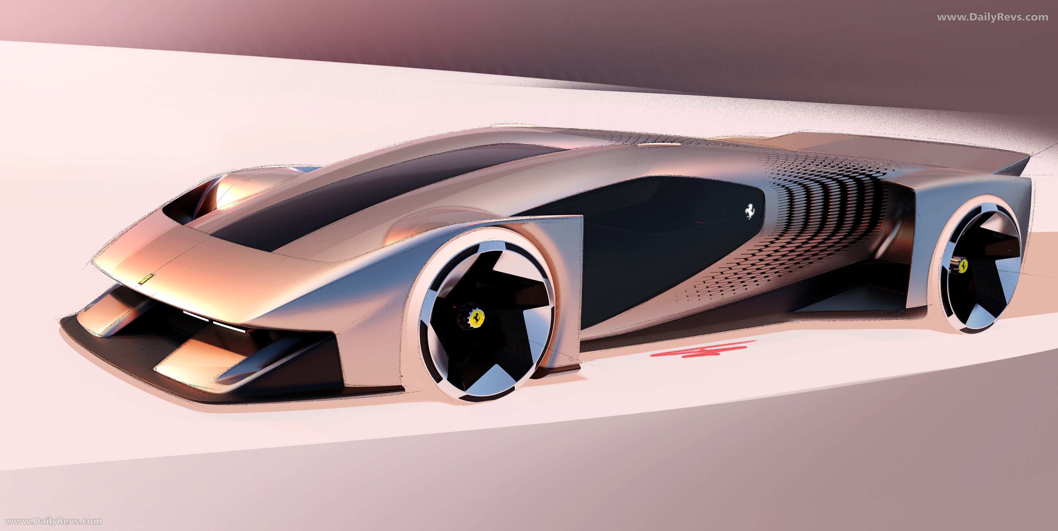 2025 Ferrari F76 Concept Sketches