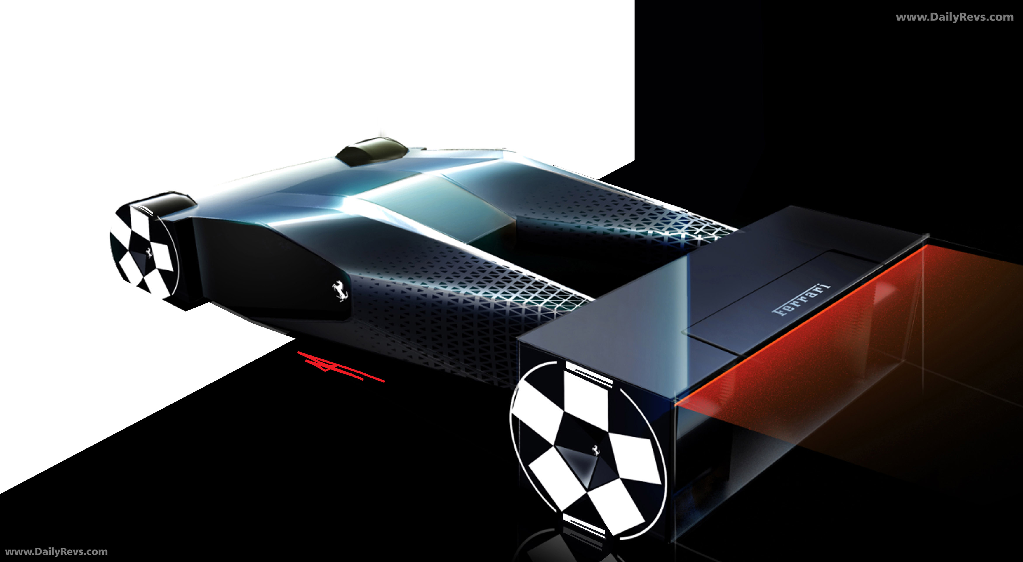 2025 Ferrari F76 Concept Sketches
