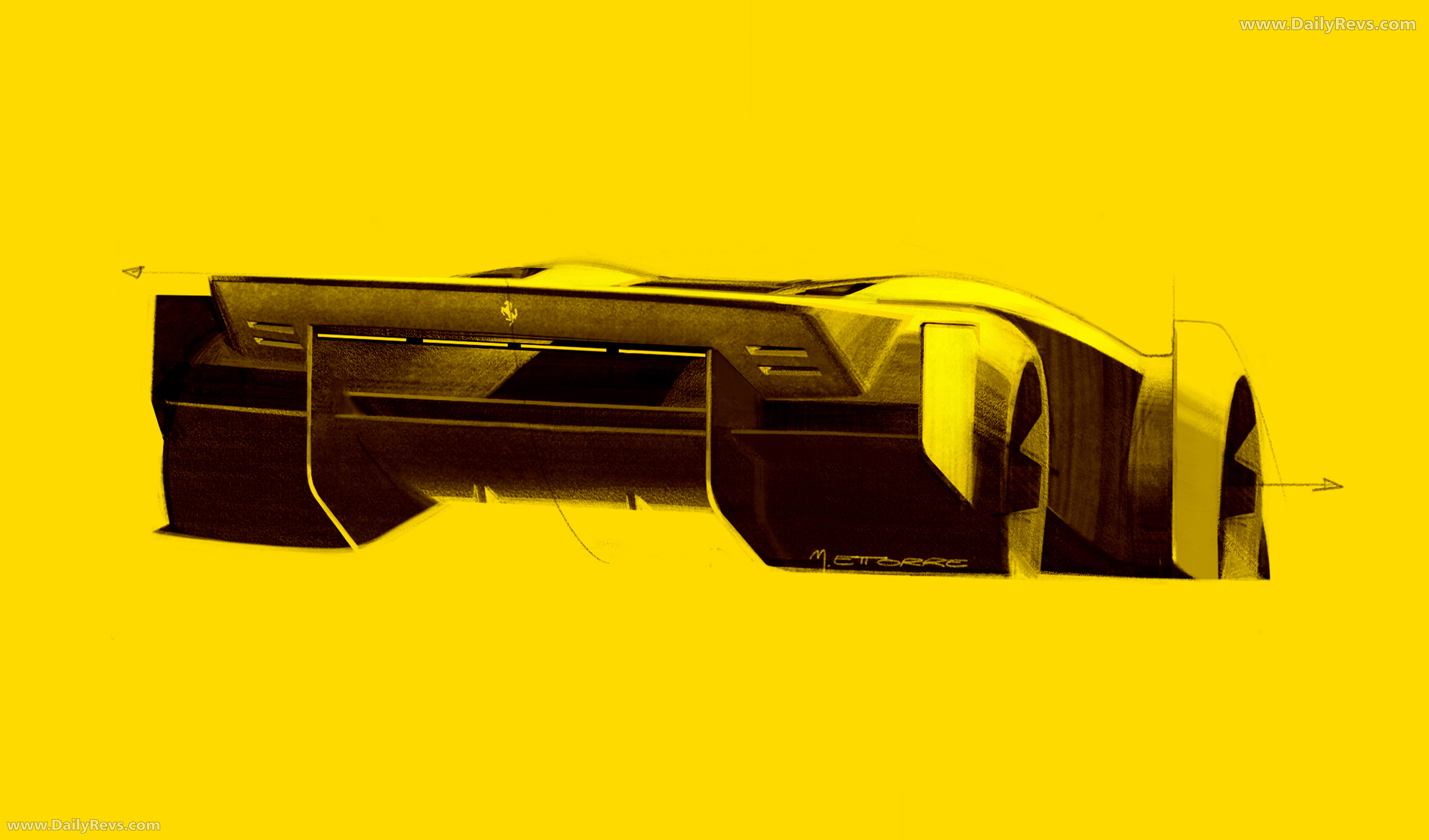 2025 Ferrari F76 Concept Sketches