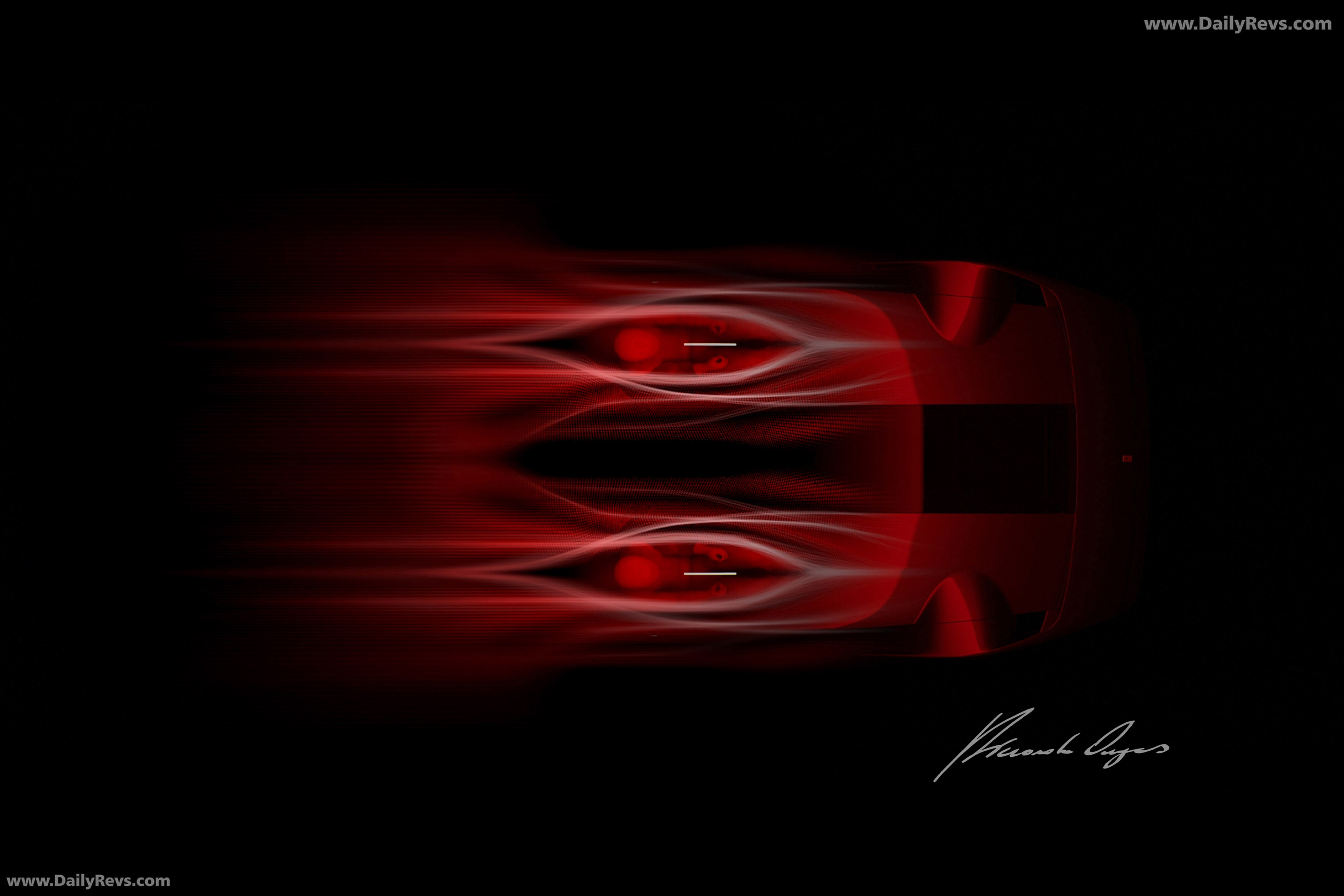 2025 Ferrari F76 Concept Sketches