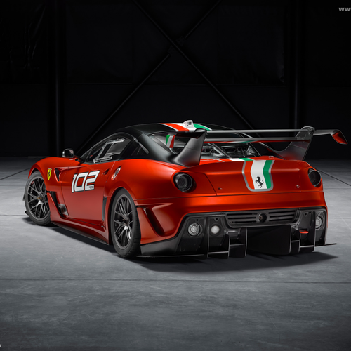2011 Ferrari 599XX Evo Rear View