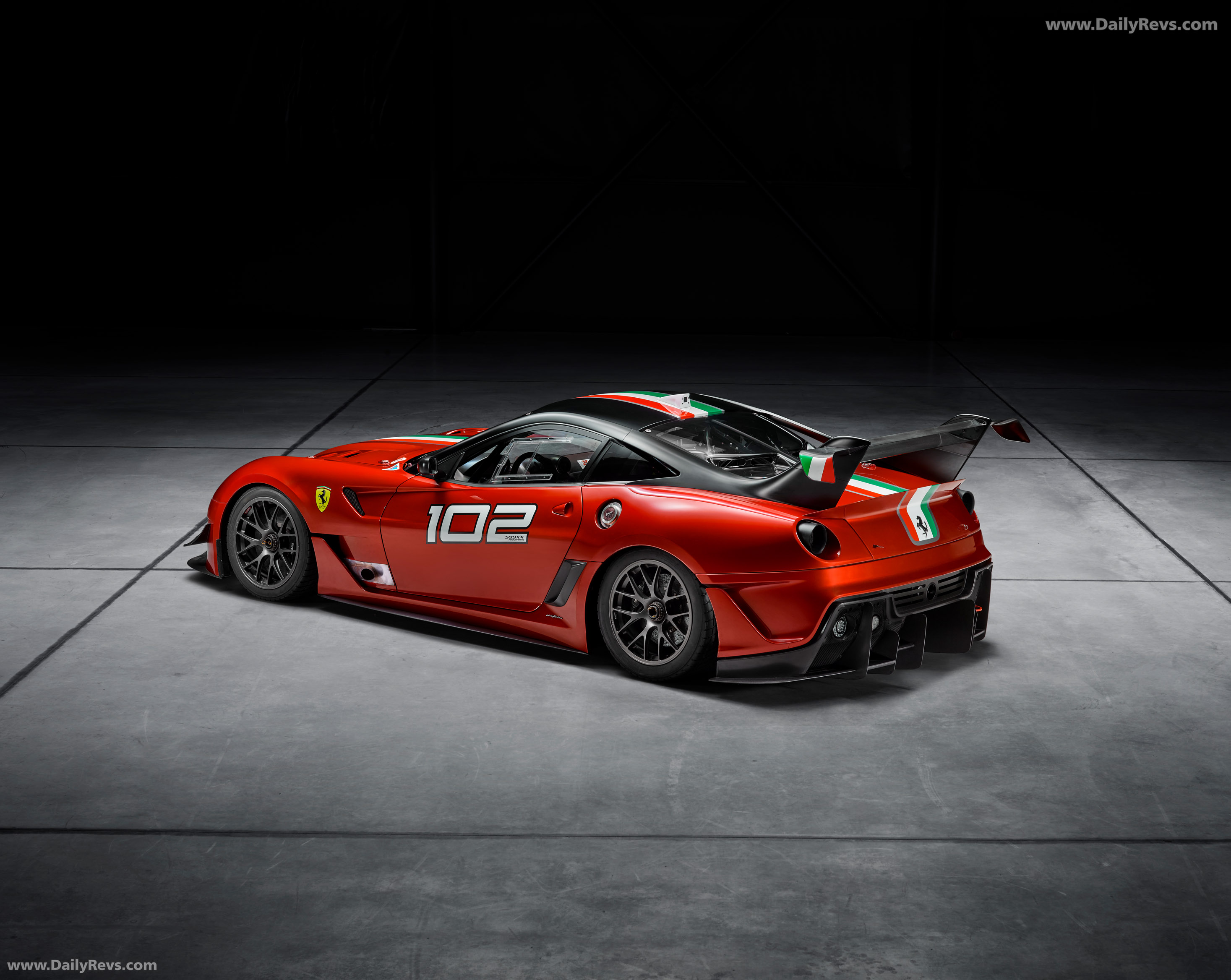 2011 Ferrari 599XX Evo Rear View