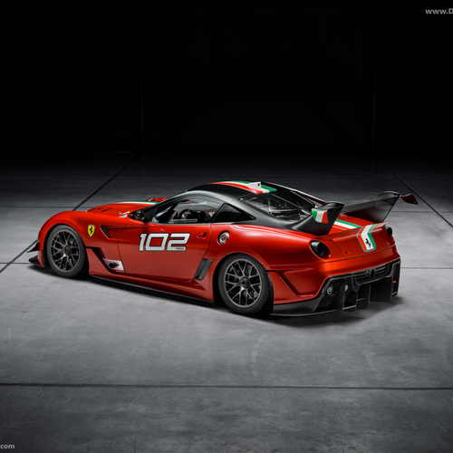 2011 Ferrari 599XX Evo Rear View