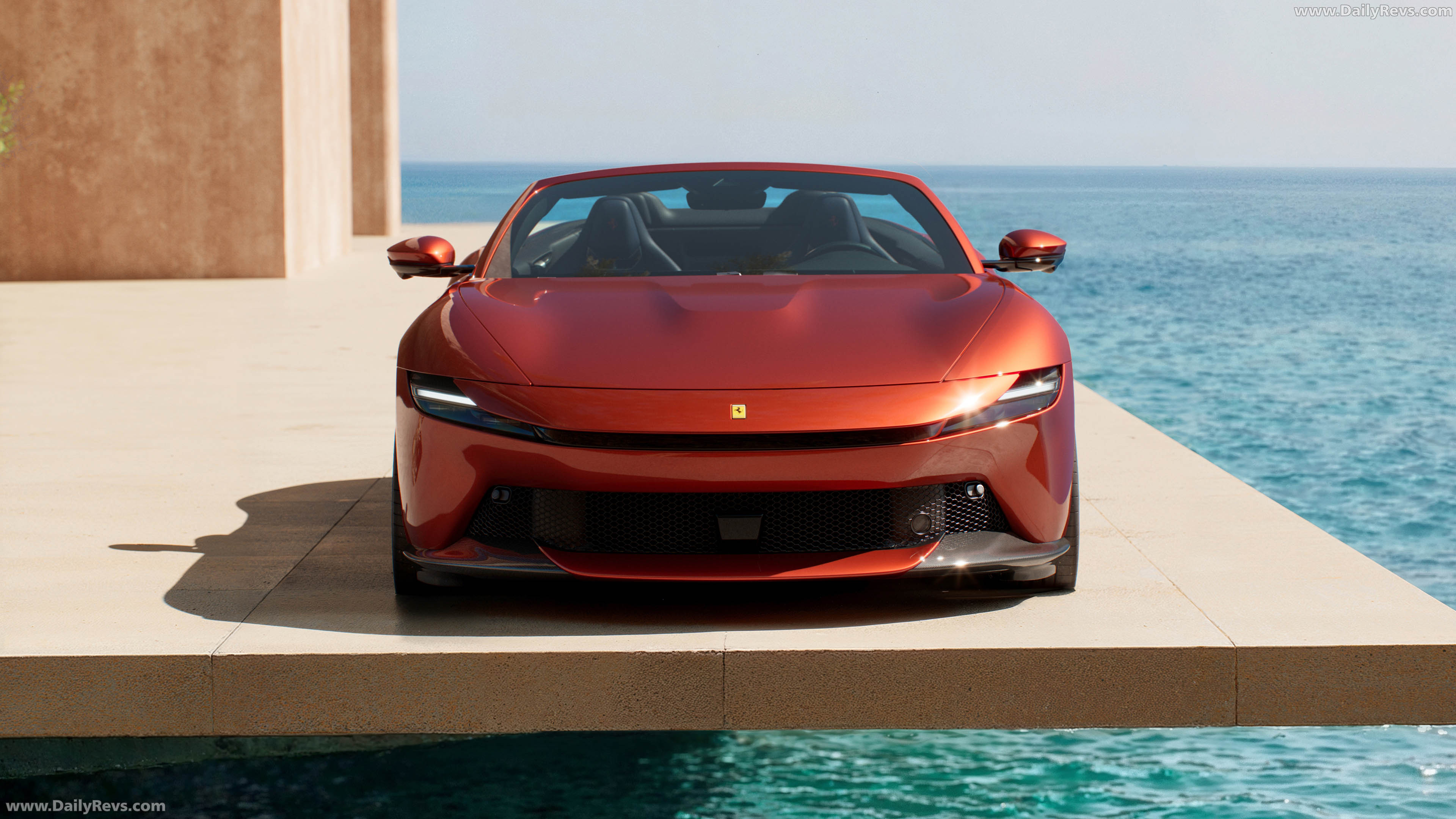 2027 Ferrari Amalfi Spider Front View