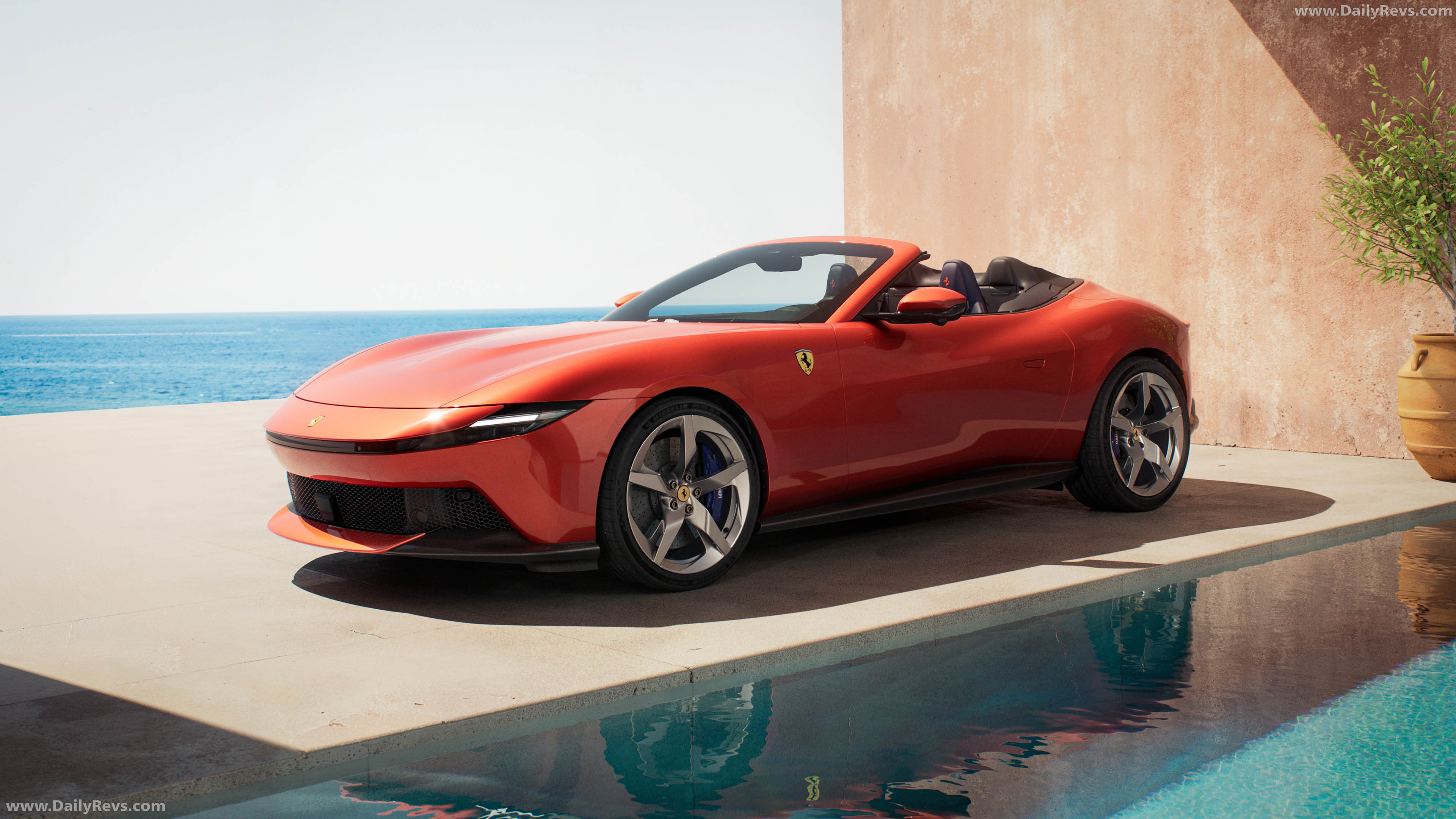 2027 Ferrari Amalfi Spider Front View