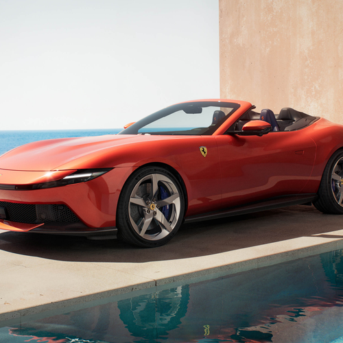 2027 Ferrari Amalfi Spider Front View