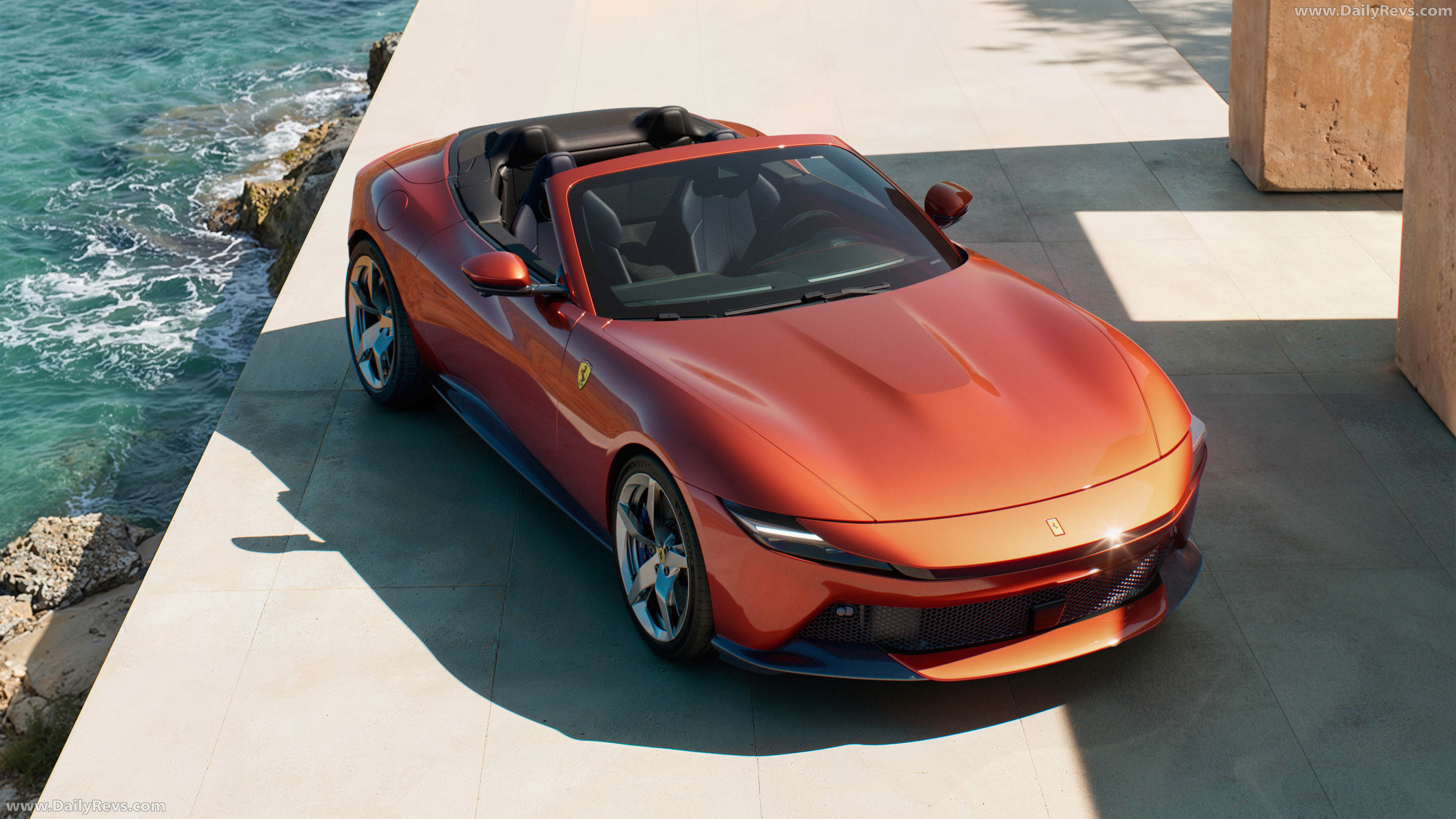2027 Ferrari Amalfi Spider Front View
