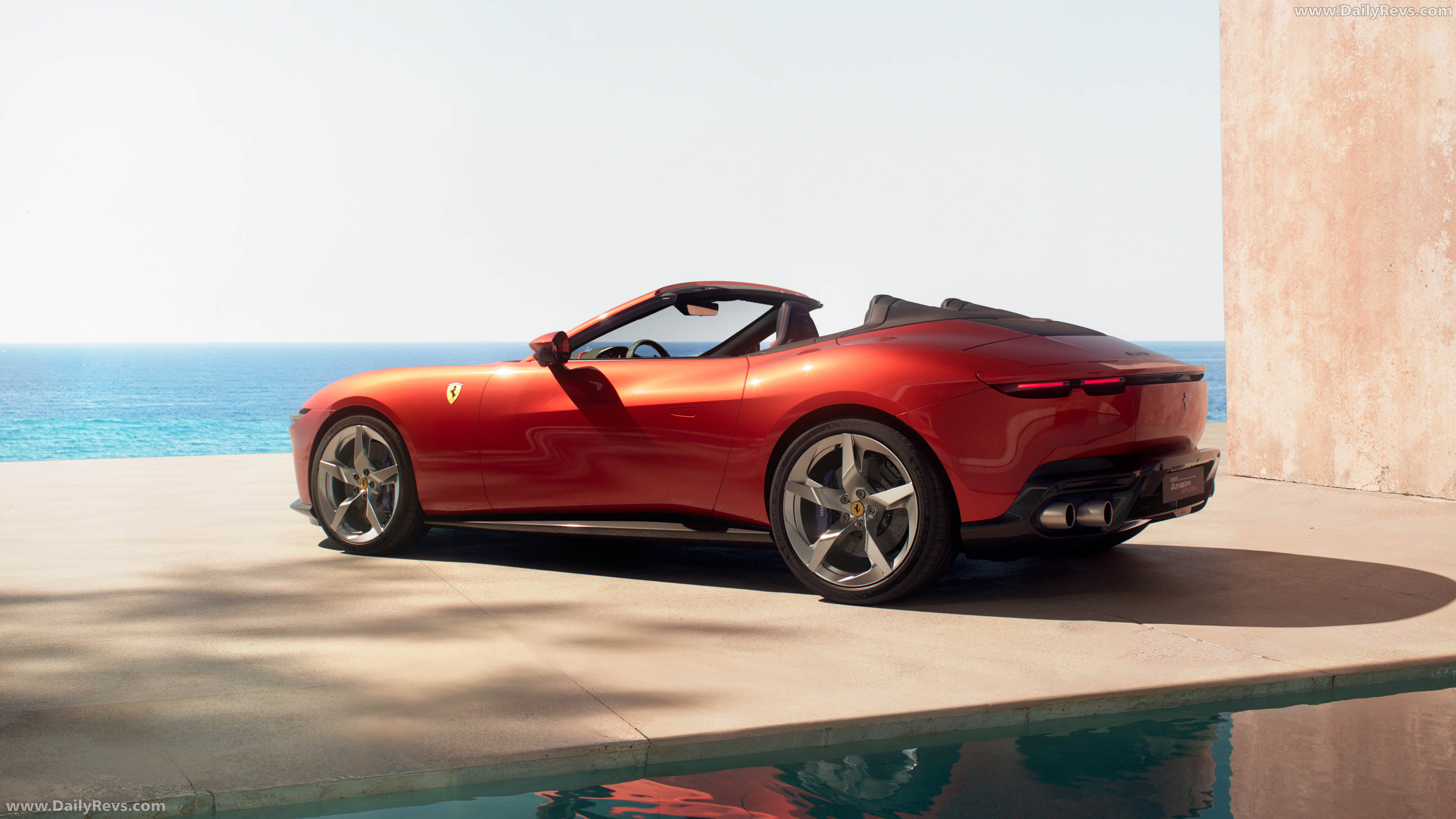 2027 Ferrari Amalfi Spider Rear View
