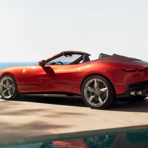 2027 Ferrari Amalfi Spider Rear View