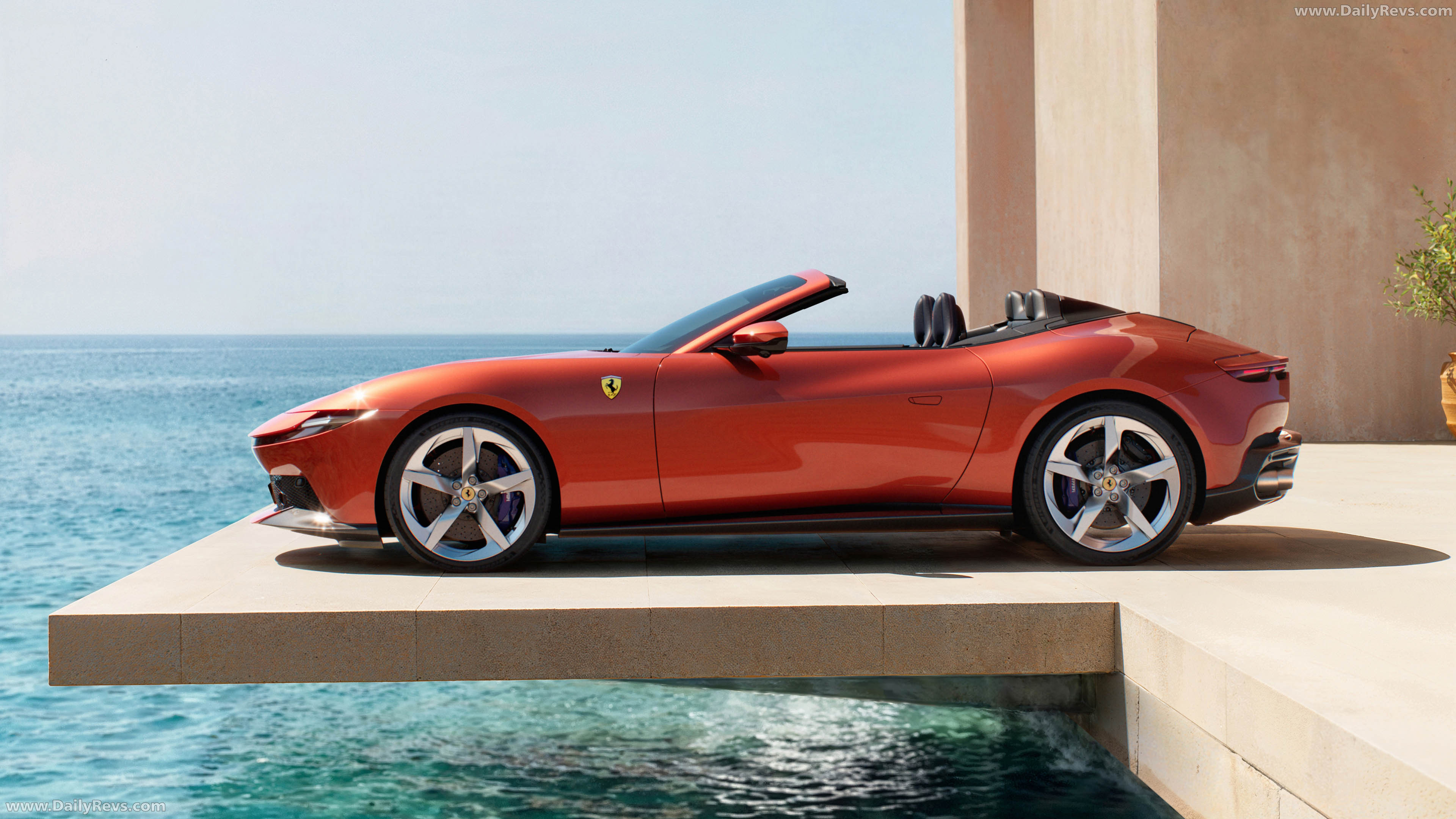 2027 Ferrari Amalfi Spider Side View