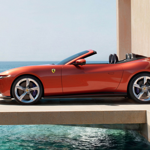 2027 Ferrari Amalfi Spider Side View