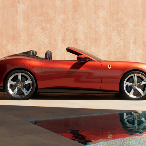 2027 Ferrari Amalfi Spider Side View