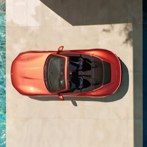 2027 Ferrari Amalfi Spider Top View