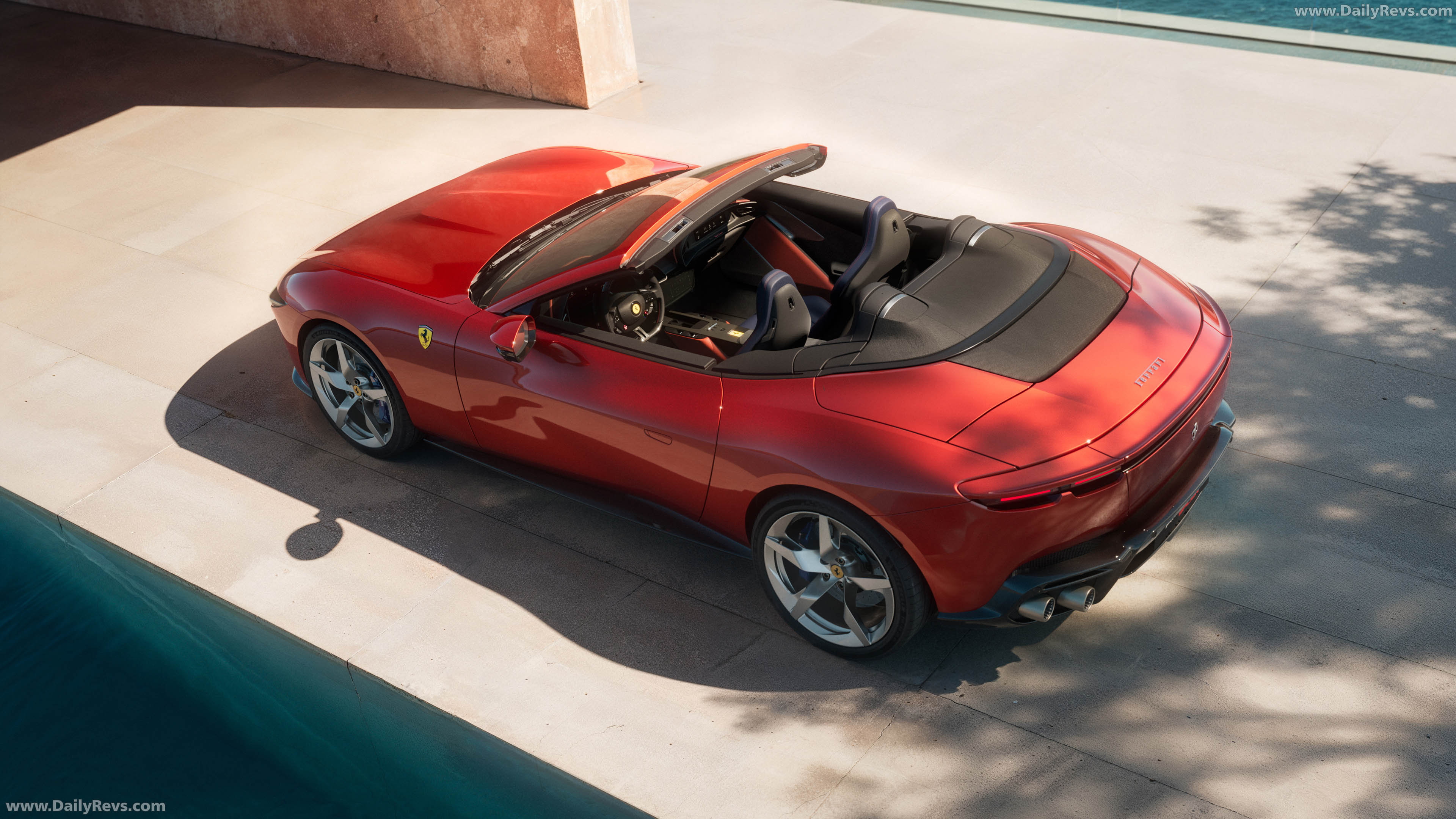 2027 Ferrari Amalfi Spider Top View