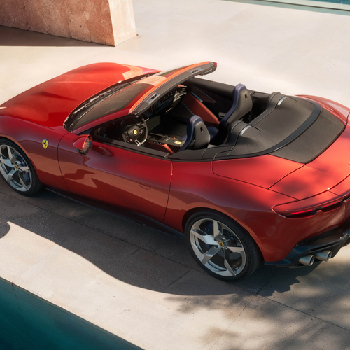 2027 Ferrari Amalfi Spider Top View