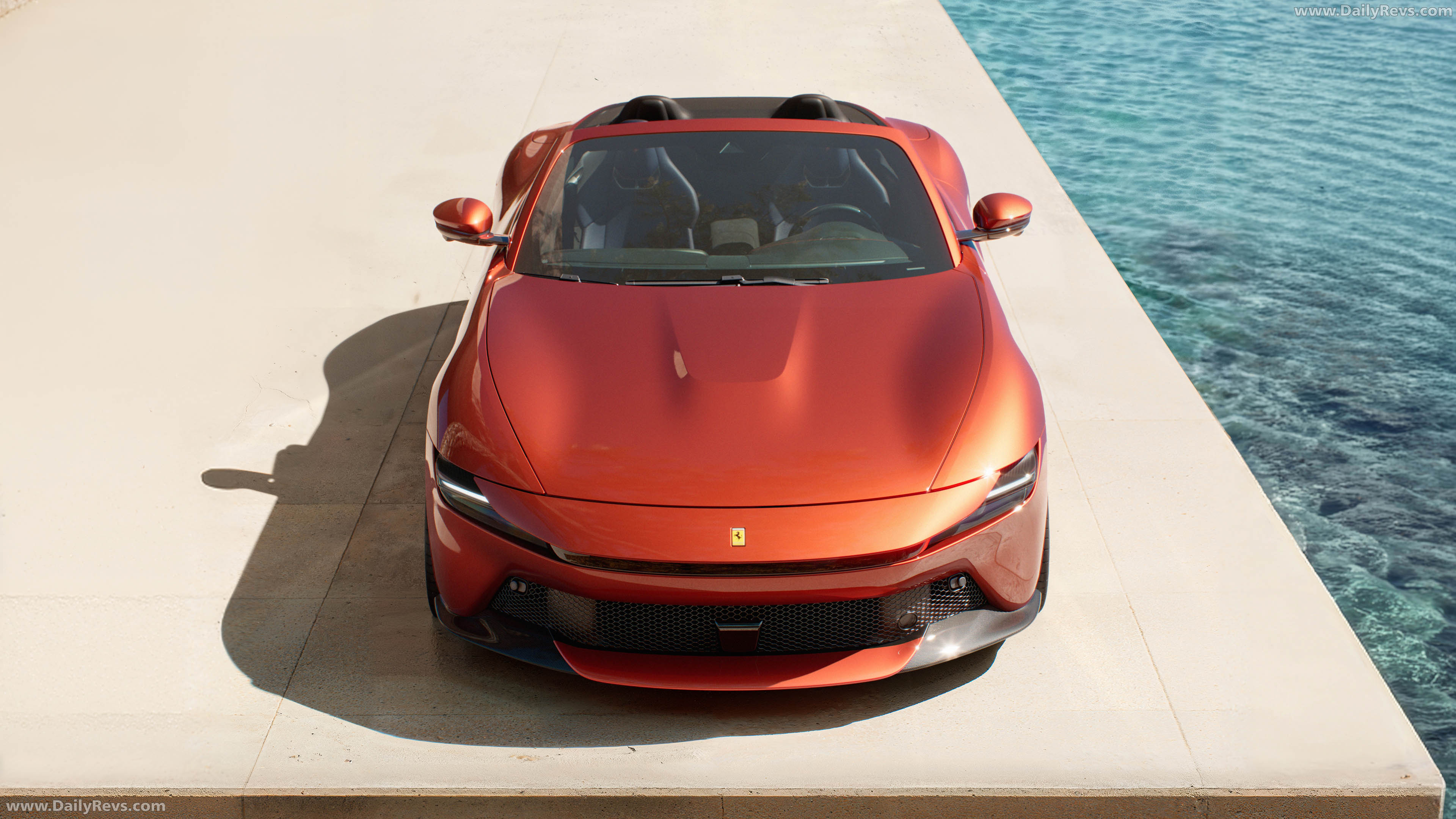 2027 Ferrari Amalfi Spider Top View