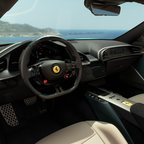 2027 Ferrari Amalfi Spider Verde Costiera Interior