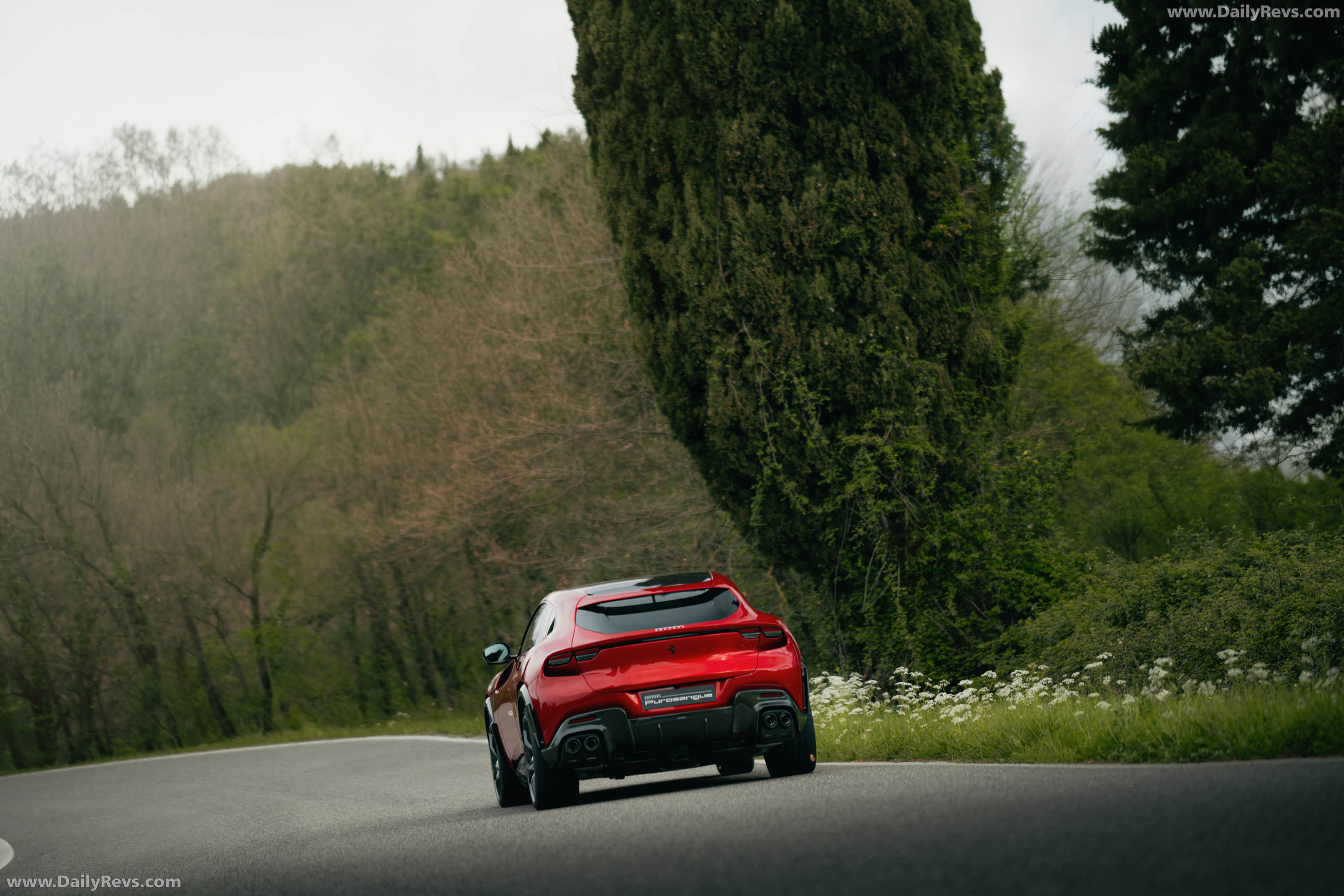 2027 Ferrari Purosangue Handling Speciale Rear View