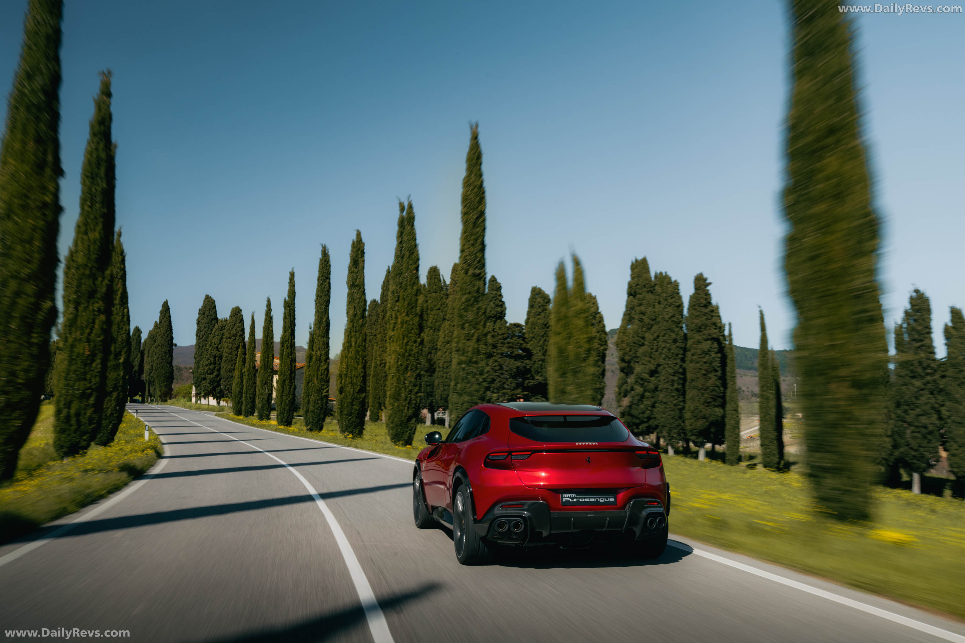 2027 Ferrari Purosangue Handling Speciale Rear View