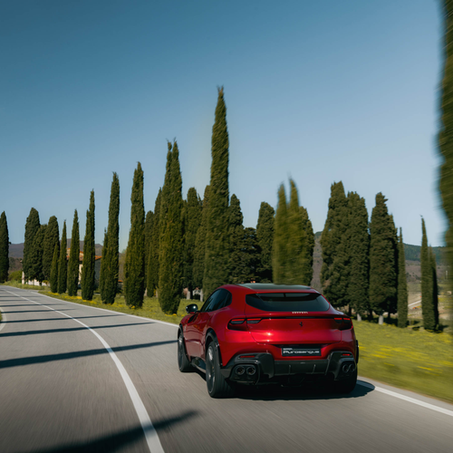 2027 Ferrari Purosangue Handling Speciale Rear View