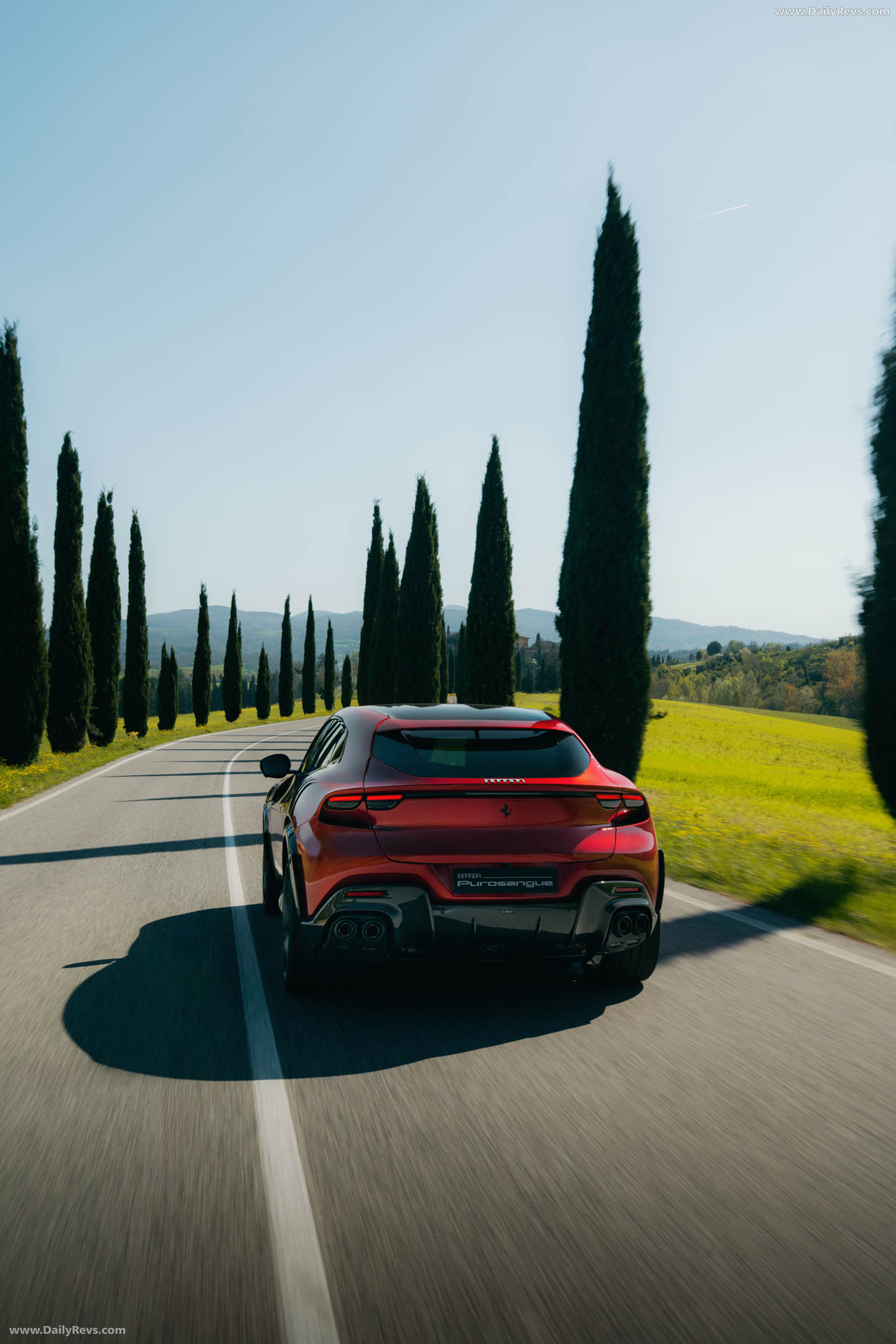 2027 Ferrari Purosangue Handling Speciale Rear View