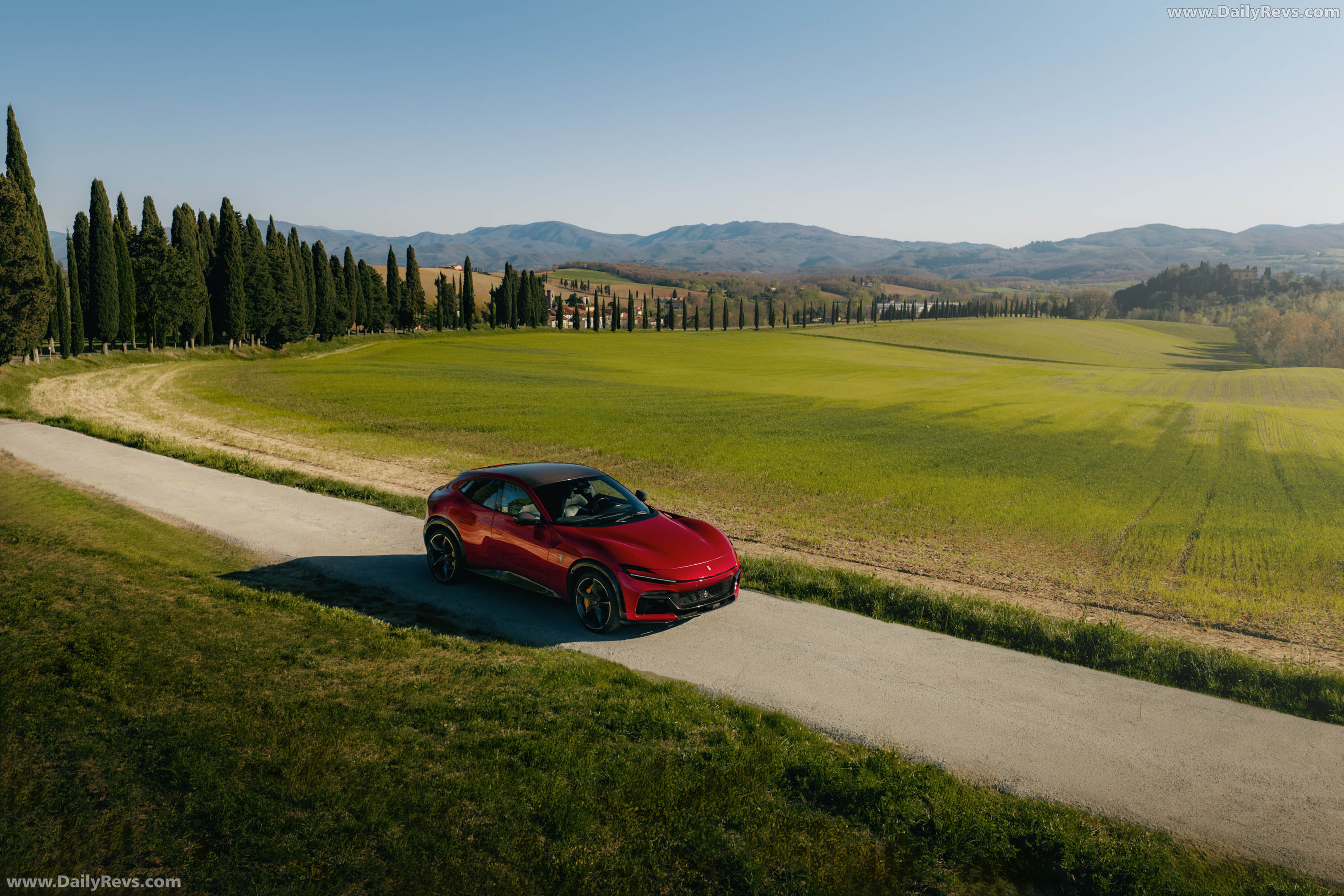 2027 Ferrari Purosangue Handling Speciale Top View