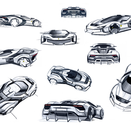 2026 Ferrari HC25 Sketches