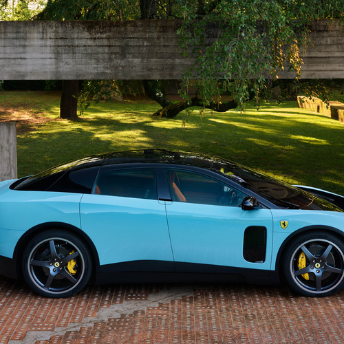 2027 Ferrari Luce Azzurro la Plata Side View