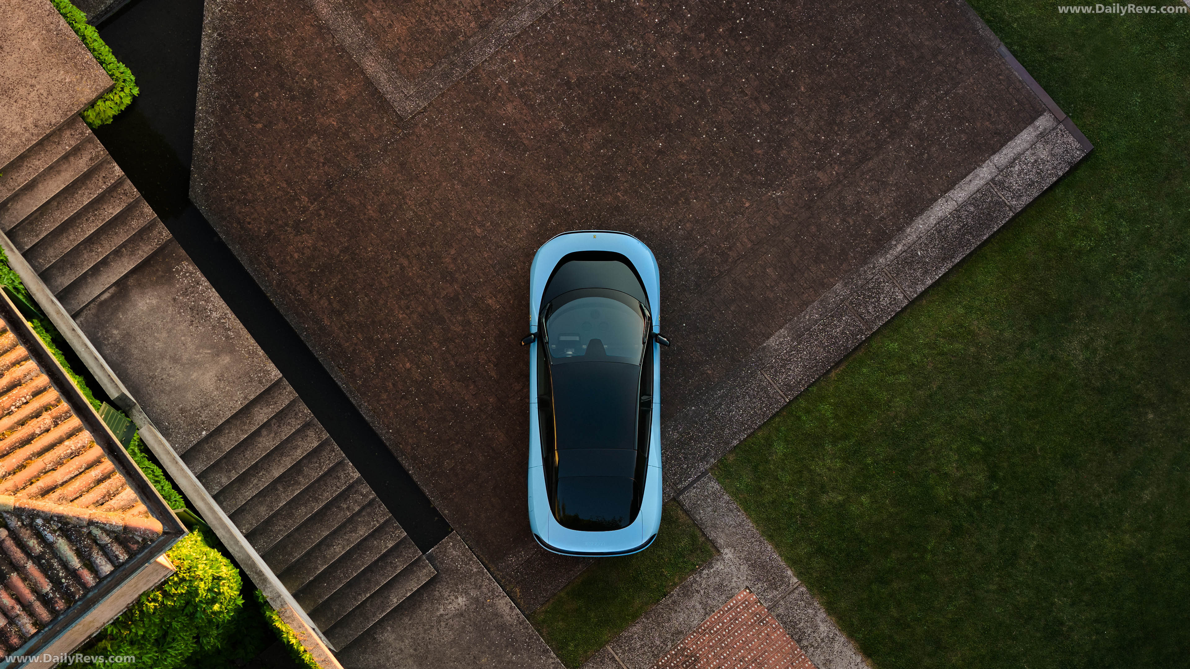 2027 Ferrari Luce Azzurro la Plata Top View