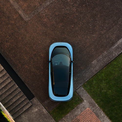 2027 Ferrari Luce Azzurro la Plata Top View