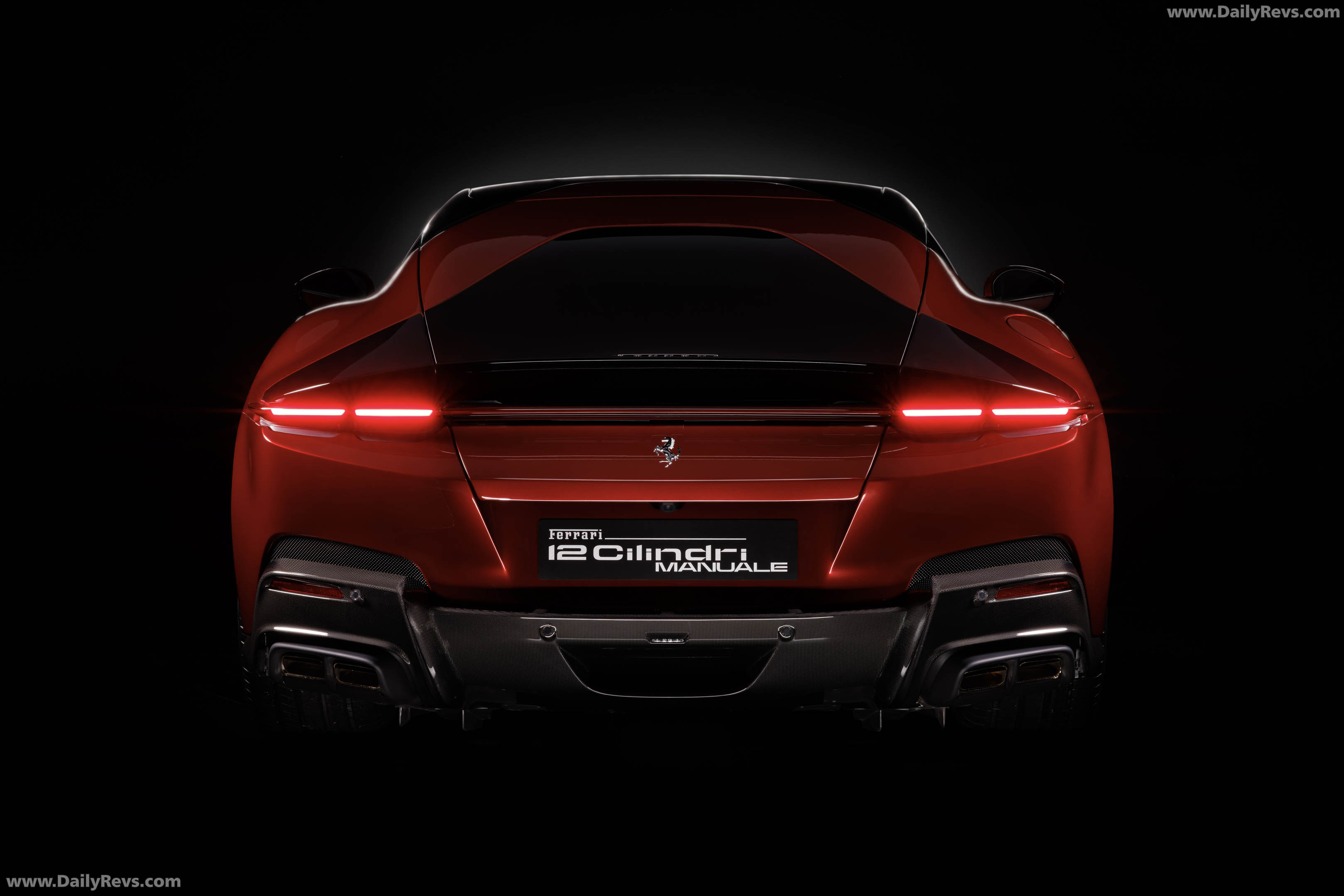 2027 Ferrari 12Cilindri Manuale Rear View