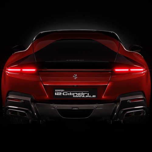 2027 Ferrari 12Cilindri Manuale Rear View