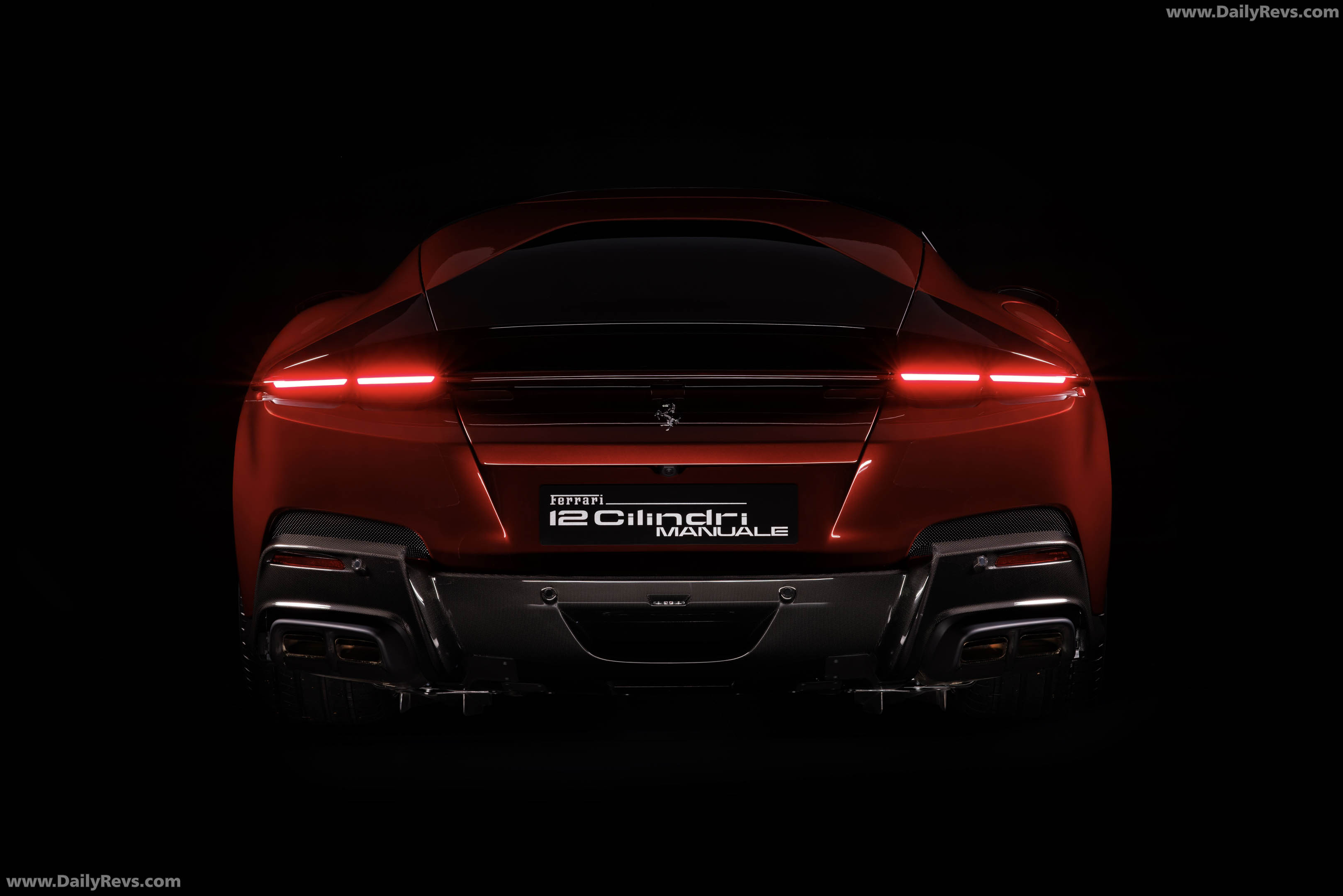 2027 Ferrari 12Cilindri Manuale Rear View