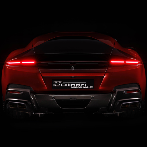 2027 Ferrari 12Cilindri Manuale Rear View