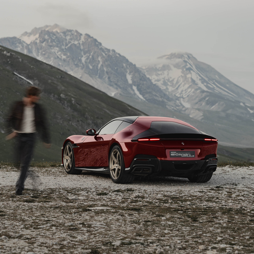 2027 Ferrari 12Cilindri Manuale Rear View