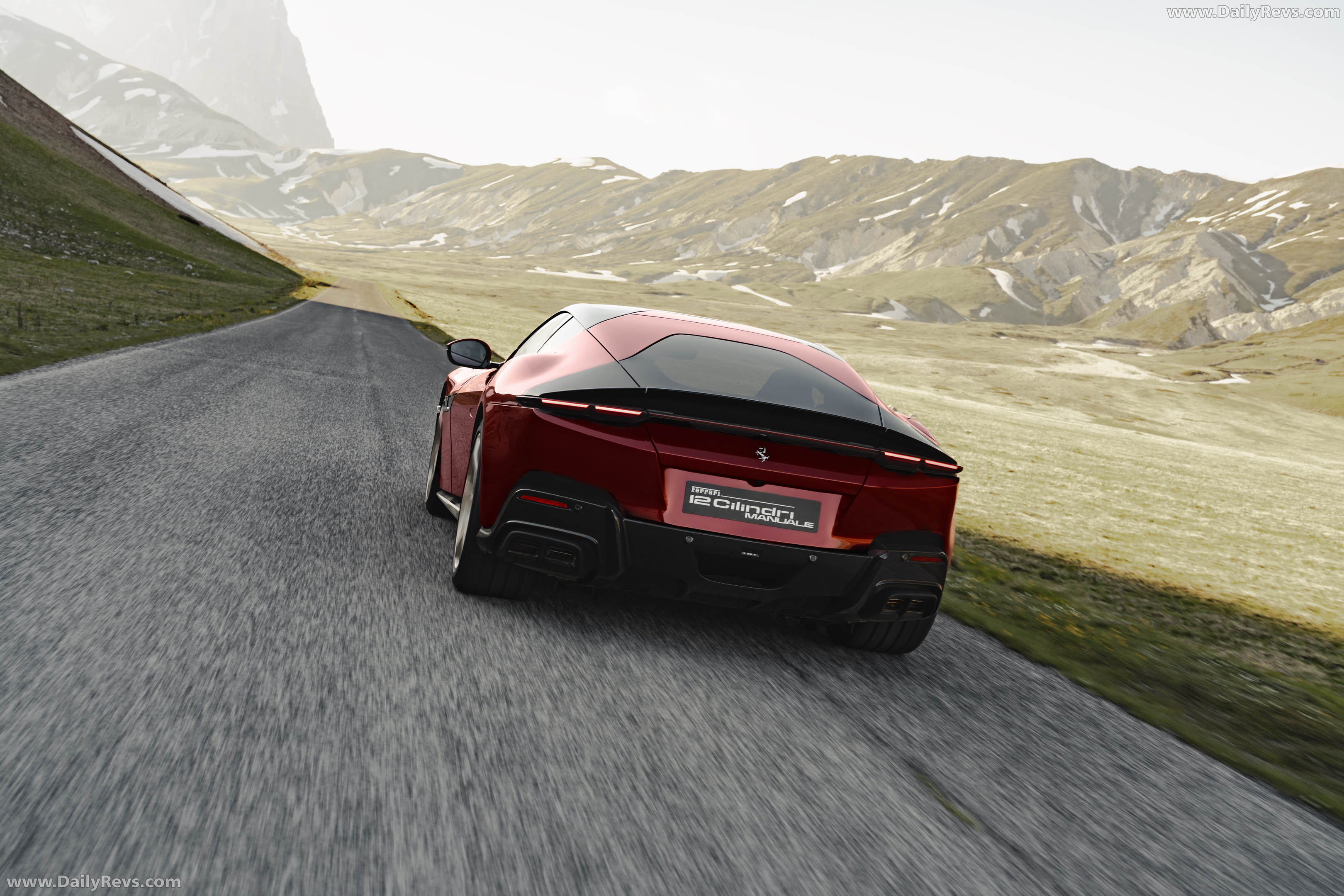 2027 Ferrari 12Cilindri Manuale Rear View