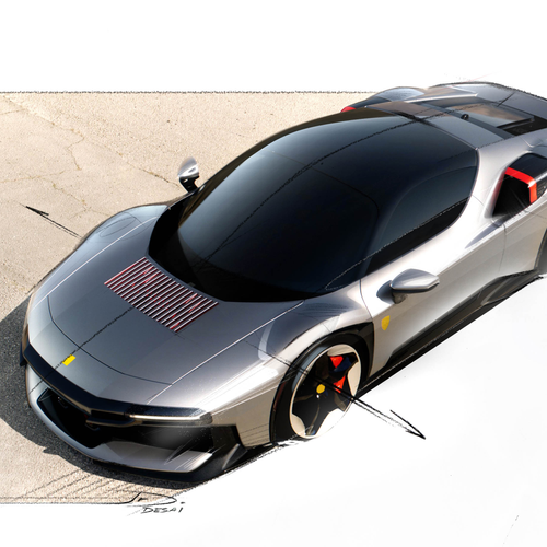 2027 Ferrari CZ26 Sketches