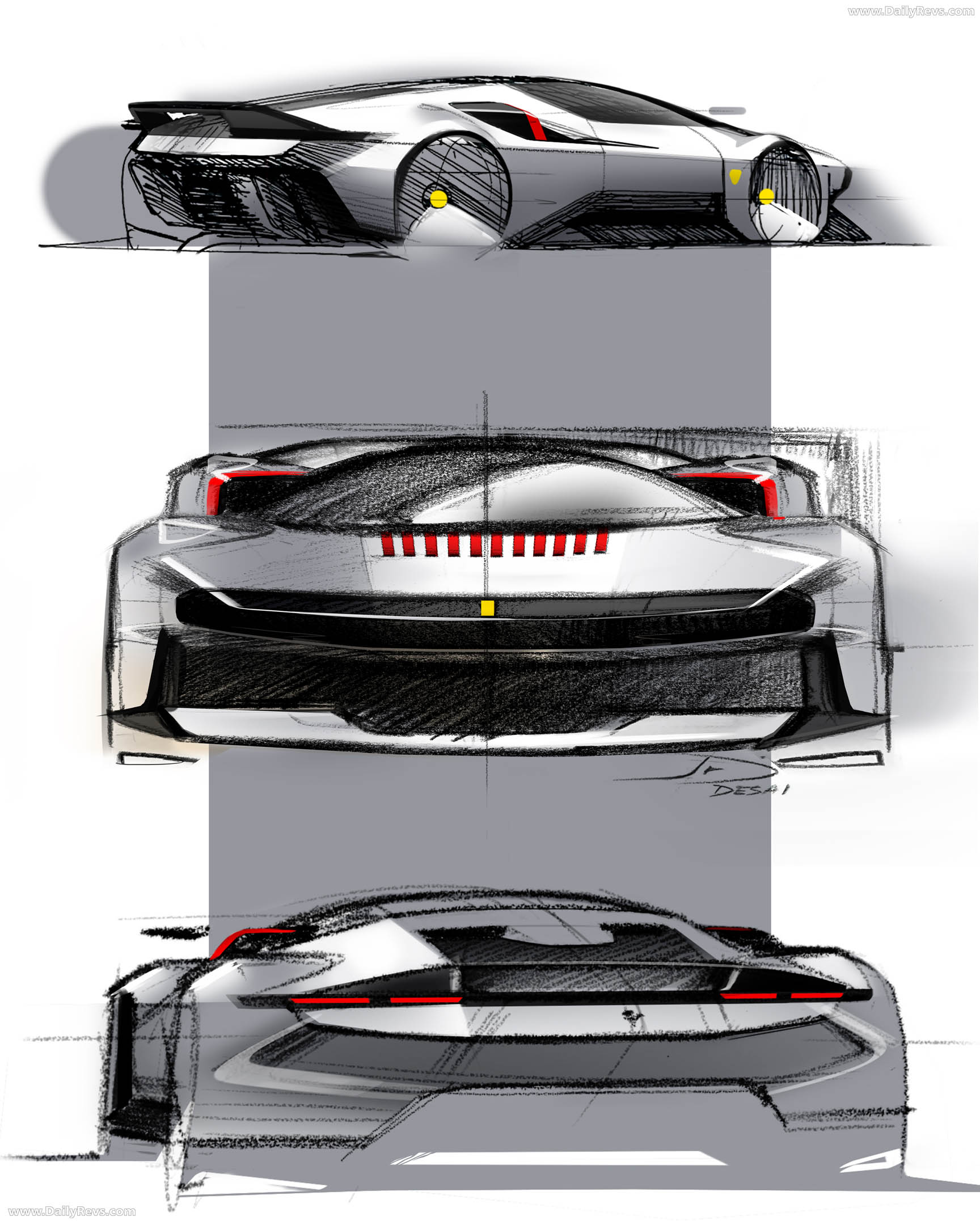 2027 Ferrari CZ26 Sketches